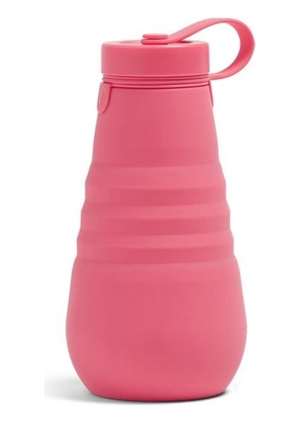 600 ml Silikonlu Sıkıştırılabilir Katlanabilir Su Bardağı (Yurt Dışından)