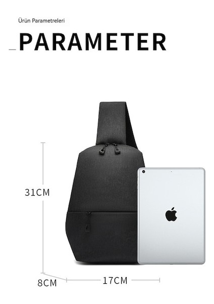 Lıcorıce Erkek Spor Gündelik Çapraz Sırt Çantası, Sade ve Lüks Sırt Çantası (Yurt Dışından) fiyatları