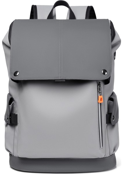 Çok Fonksiyonlu Kapaklı Okul Çantası, Çok Fonksiyonlu Kişiselleştirilmiş Bilgisayar Sırt Çantası, Pu Malzeme (Yurt Dışından)