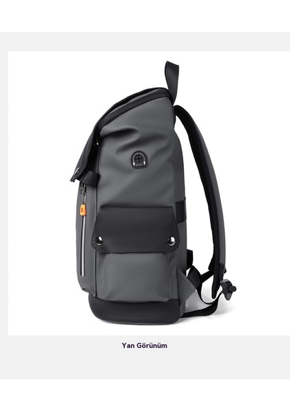 Çok Fonksiyonlu Kapaklı Okul Çantası, Çok Fonksiyonlu Kişiselleştirilmiş Bilgisayar Sırt Çantası, Pu Malzeme (Yurt Dışından) modelleri