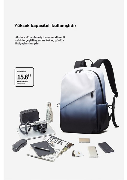 Degrade Renk Sırt Çantası Bilgisayar Sırt Çantası Ortaokul ve Lise Öğrencileri Okul Çantası (Yurt Dışından) fiyatları