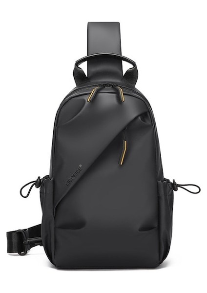 Lıcorıce Erkek Göğüs Çantası, Sade ve Dayanıklı Omuz Çantası, Günlük Seyahat ve Iş Yeri Için Taşınabilir Çapraz Çanta (Yurt Dışından)