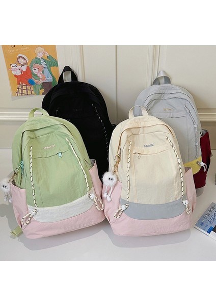 Yeni Kız Ortaokul ve Lise Okulları Için Basit Rahat ve Moda Okul Çantası (Yurt Dışından) modelleri