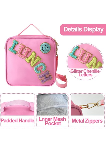 Nakış Mektupları Gülümseyen Yüz Açık Taşınabilir Taşınabilir Yalıtım Alüminyum Film Öğle Yemeği (Yurt Dışından) fırsatları