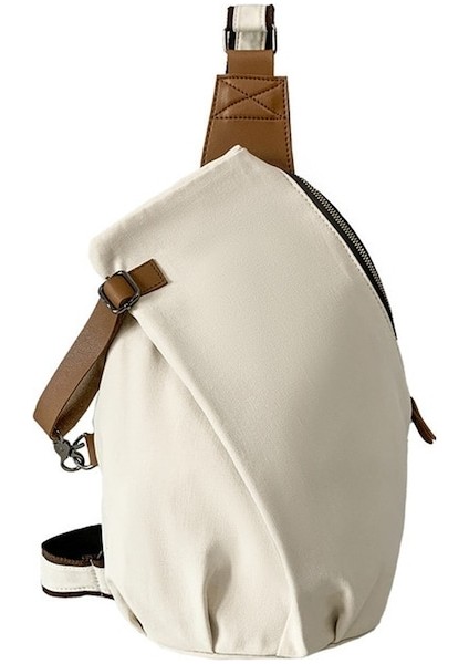 Lıcorıce Büyük Kapasiteli Kanvas Tek Omuz Çapraz Çapraz Sürüş Çantası (Yurt Dışından)