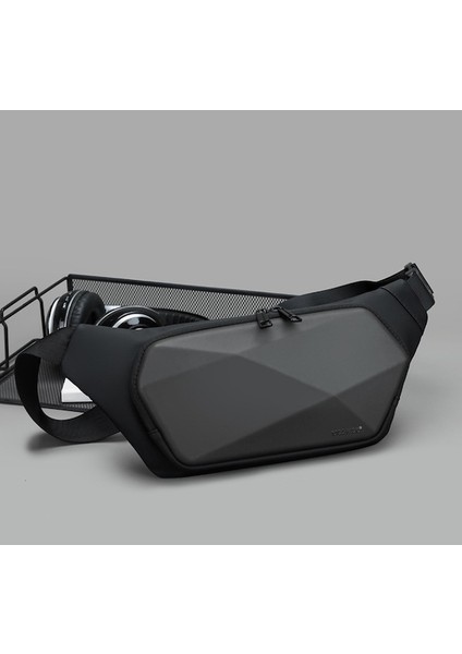 Lıcorıce Erkekler Için Moda, Kendine Özgü, Suya Dayanıklı, Sert Kaplamalı Tek Omuz Sırt Çantası, Çapraz Çanta (Yurt Dışından)