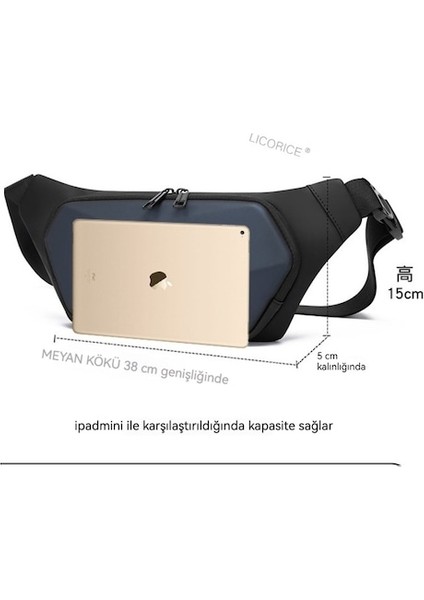 Lıcorıce Erkekler Için Moda, Kendine Özgü, Suya Dayanıklı, Sert Kaplamalı Tek Omuz Sırt Çantası, Çapraz Çanta (Yurt Dışından) fiyatları