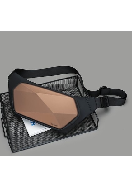 Lıcorıce Erkekler Için Moda, Kendine Özgü, Suya Dayanıklı, Sert Kaplamalı Tek Omuz Sırt Çantası, Çapraz Çanta (Yurt Dışından)