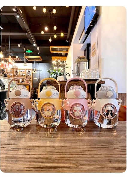 820ML Büyük Kapasiteli Çocuk Su Isıtıcısı Pipet Bardak ve Omuz Askısı ile (Yurt Dışından) fiyatları