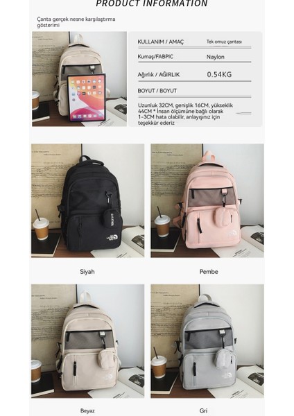 Öğrenci Sırt Çantası Üçü Bir Arada Gündelik Açık Çanta (Yurt Dışından) fiyatları