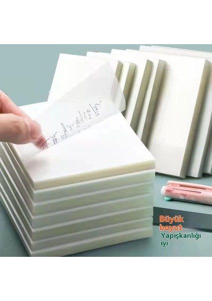 Şeffaf Post-It Notlar, Öğrenci Not Çıkartmaları, Yırtılabilir ve N Kez Yapıştırılabilir (Yurt Dışından) fiyatları