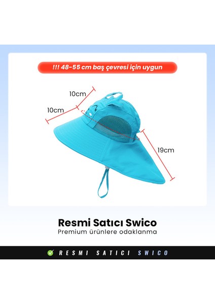 Çocuklar Için Boyun Kapaklı Sevimli Güneş Şapkası (Yurt Dışından) indirimleri