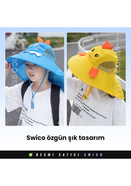 Çocuklar Için Boyun Kapaklı Sevimli Güneş Şapkası (Yurt Dışından) fırsatları
