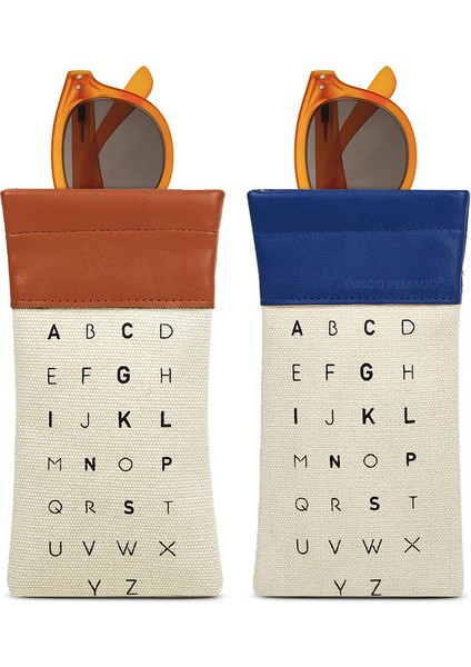 Taşınabilir Güneş Gözlüğü Saklama Çantası 2'li Paket (Yurt Dışından)