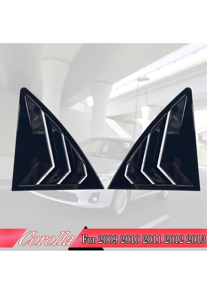 Araba Arka Panjur Penceresi Yan Panjur Kapağı Trim Sticker Parlak Siyah (Yurt Dışından) modelleri