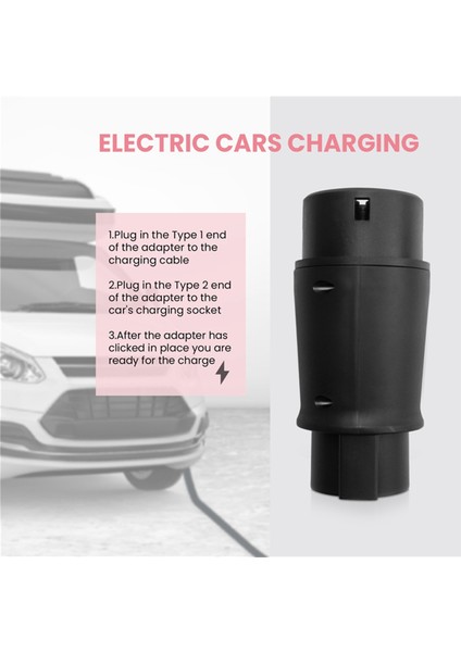 Evse J1772 Adaptör Tip 1'den Tip 2 Sokete Elektrikli Araç Araba Ev (Yurt Dışından) fiyatları