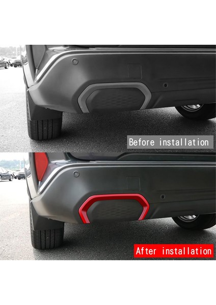 Araba Arka Sis Lambası Çerçevesi Sis Lambası Kaş Trim Sticker B Için (Yurt Dışından) indirimleri