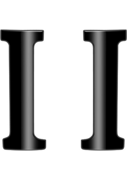 Orta Kapı Iç Kulp Düğmesi Süsleme Stickerı Parlak Siyah (Yurt Dışından) fiyatları