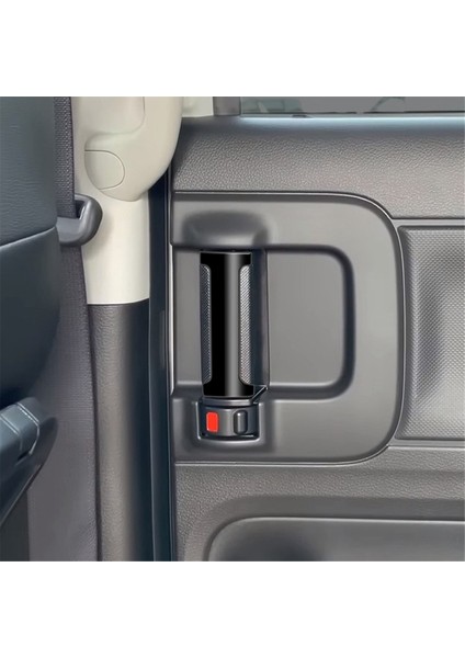 Orta Kapı Iç Kulp Düğmesi Süsleme Stickerı Parlak Siyah (Yurt Dışından) indirimleri