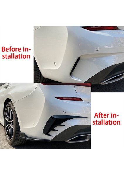 3 Serisi G20 320I 330I Için Yeni Arka Çubuk Rüzgar Bıçağı (Yurt Dışından) fırsatları