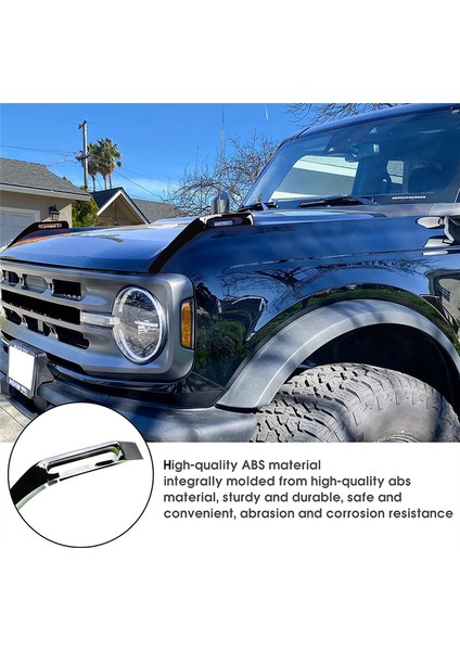 Hood Trail Sights Kapak Dekorasyon Kapağı 2 Paket Siyah (Yurt Dışından) indirimleri