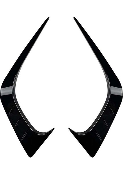 Araba Tampon Ayırıcı Spoiler Sis Farı Kanardı Parlak Siyah (Yurt Dışından) fırsatları