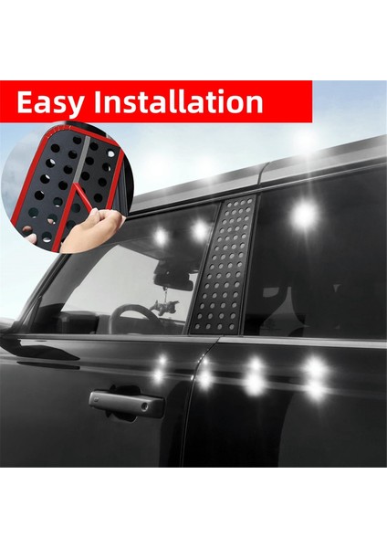 B Sütun Çıkartmaları Pencere Orta Sütun Panel Kapağı (Yurt Dışından)