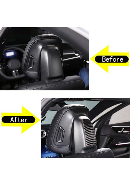Araba Koltuğu Baş Desteği Kılıfı Trim Stickerı Için (Yurt Dışından) indirimleri