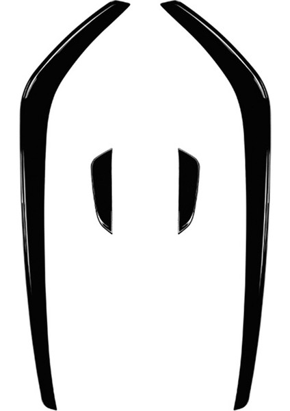 Araba Ön Tampon Spoyleri Ayırıcı Kapak Kaplama Parlak Siyah (Yurt Dışından) fiyatları