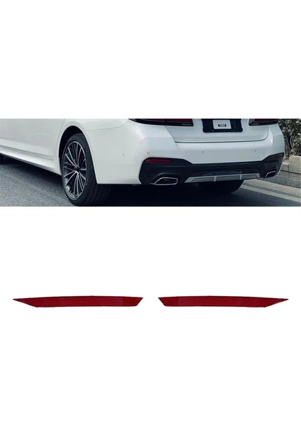 1 Çift Arka Tampon Reflektör Işık Trimi Yan Uyarı Reflektör Plakası (Yurt Dışından) fırsatları