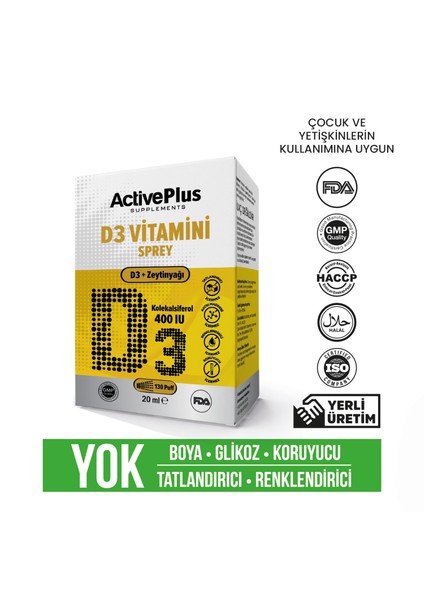 Vitamin D3 400IU (130 Puff)