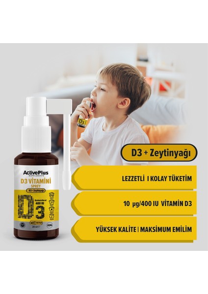 Vitamin D3 400IU (130 Puff) fiyatları