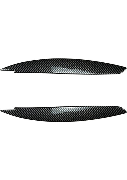 Araba Karbon Fiber Desenli Far Lambası Kaşları Kapak Trimi (Yurt Dışından) fiyatları