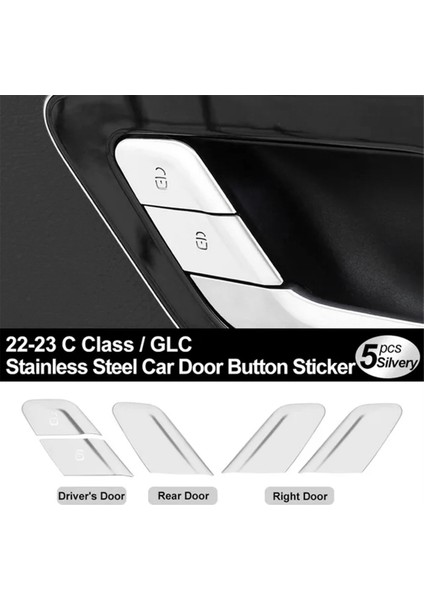 Araba Iç Kapı Kilidi Düğmesi Anahtarı Trim Sticker B (Yurt Dışından) fırsatları