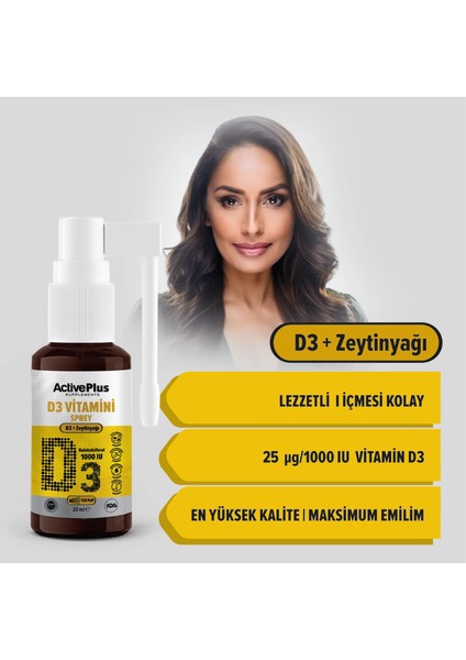 Vitamin D3 1000IU (130 Puff) fiyatları