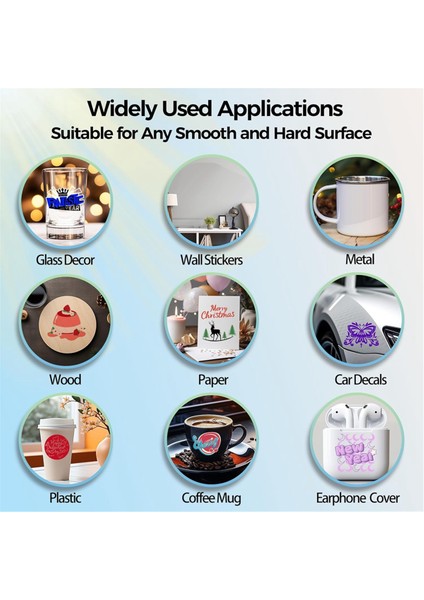 Sayfalar 24 Renk Su Geçirmez Yapışkanlı Vinil Paketi (Yurt Dışından)