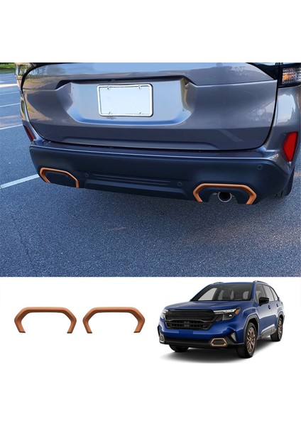 Araba Arka Sis Lambası Çerçevesi Sis Lambası Kaş Trim Sticker C (Yurt Dışından) modelleri