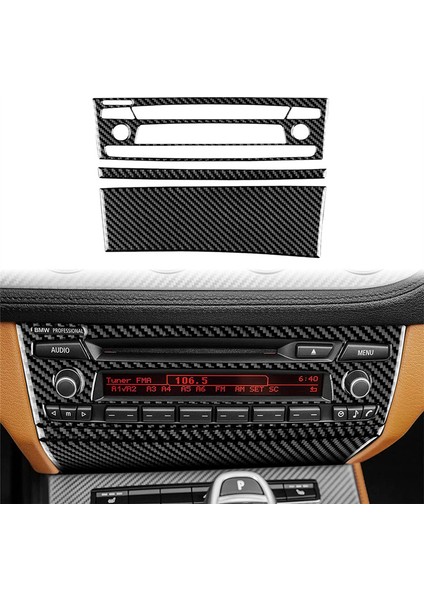 Z4 E89 2009-2016 Karbon Fiber Merkezi Kontrol CD Çerçeve Kapağı (Yurt Dışından)