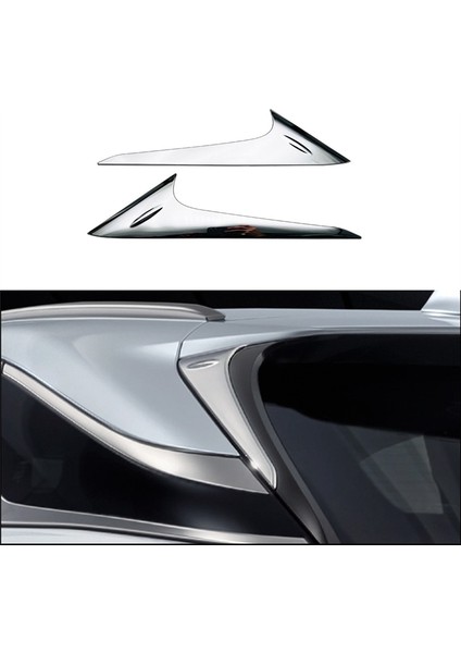 Dış Aksesuarlar Için Araba Arka Cam Spoyleri Trim Şeridi (Yurt Dışından)