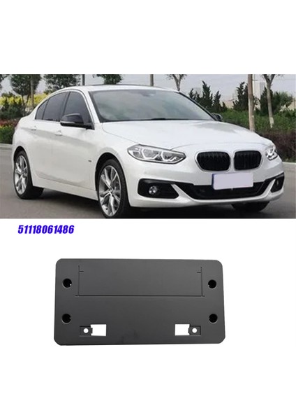 Araba Ön Plaka Tutucu Tabanı 51118061486 1 Serisi F20 Için (Yurt Dışından)