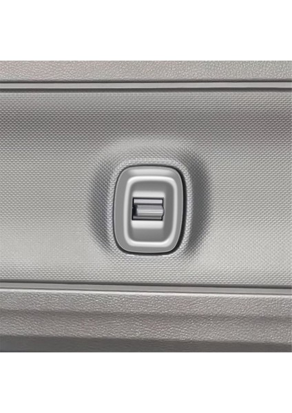 Orta Kapı Perde Anahtarı Trim Çerçevesi Gümüş Için Sticker (Yurt Dışından)