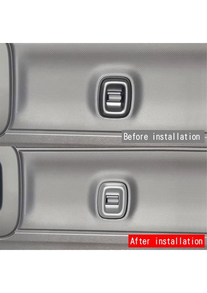 Orta Kapı Perde Anahtarı Trim Çerçevesi Gümüş Için Sticker (Yurt Dışından) modelleri