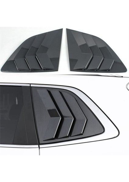 2023 Arka Cam Panjurları Pencere Kapağı Trimi Karbon (Yurt Dışından)
