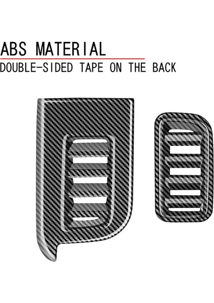 Karbon Fiber Desenli Araba Ön Tarafı Hava Menfezi Kapağı Döşemesi (Yurt Dışından) indirimleri