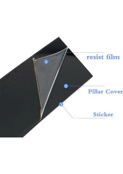 Forte K3 19-22 Için Araba Sütun Direkleri Trim Çizilmez Çıkartmaları (Yurt Dışından) modelleri