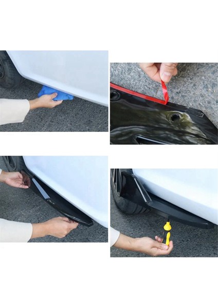 48CM Arka Tampon Koruyucu Kanat Ayırıcı Yan Etek Siyah (Yurt Dışından) fırsatları