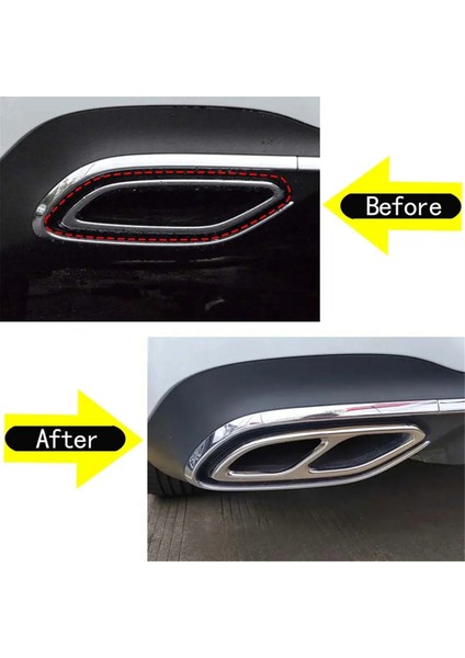 Cla Sınıfı C118 W118 20-23 Kuyruk Susturucu Egzoz Borusu Kapağı -B (Yurt Dışından) fırsatları