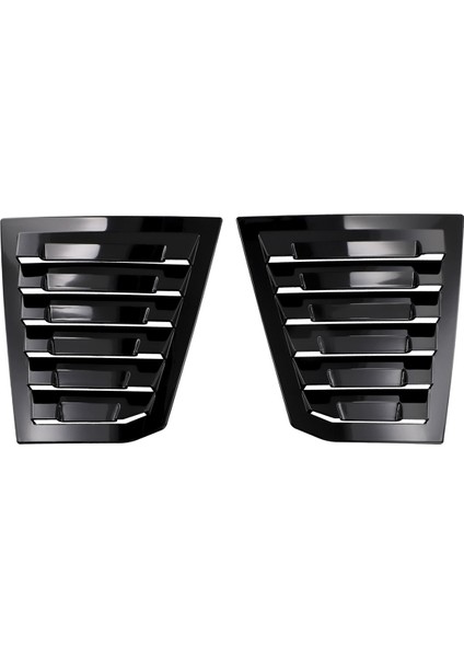 Araba Parlak Siyah Arka Panjur Kapağı Havalandırma Trim Kapağı (Yurt Dışından) modelleri
