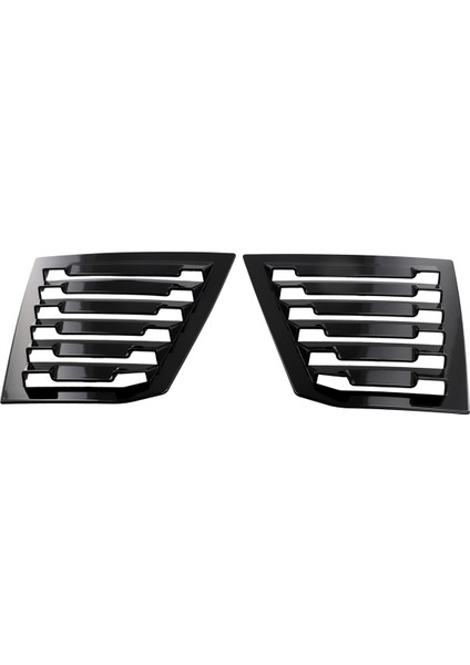 Araba Parlak Siyah Arka Panjur Kapağı Havalandırma Trim Kapağı (Yurt Dışından) fırsatları