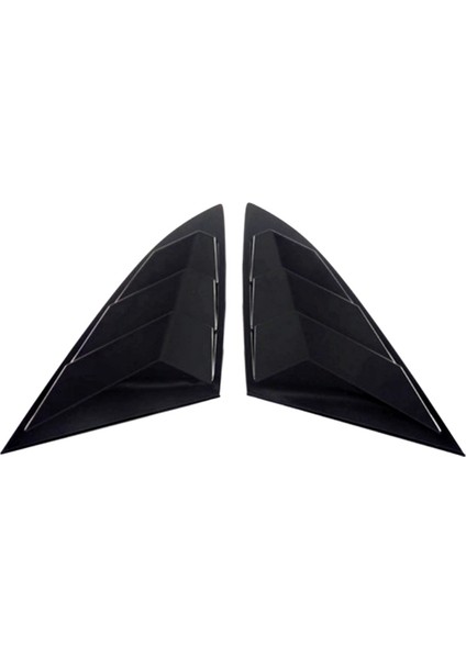 Arka Spoiler Kanat Yan Pencere Üçgen Trimi Için -Abs Siyah (Yurt Dışından) indirimleri